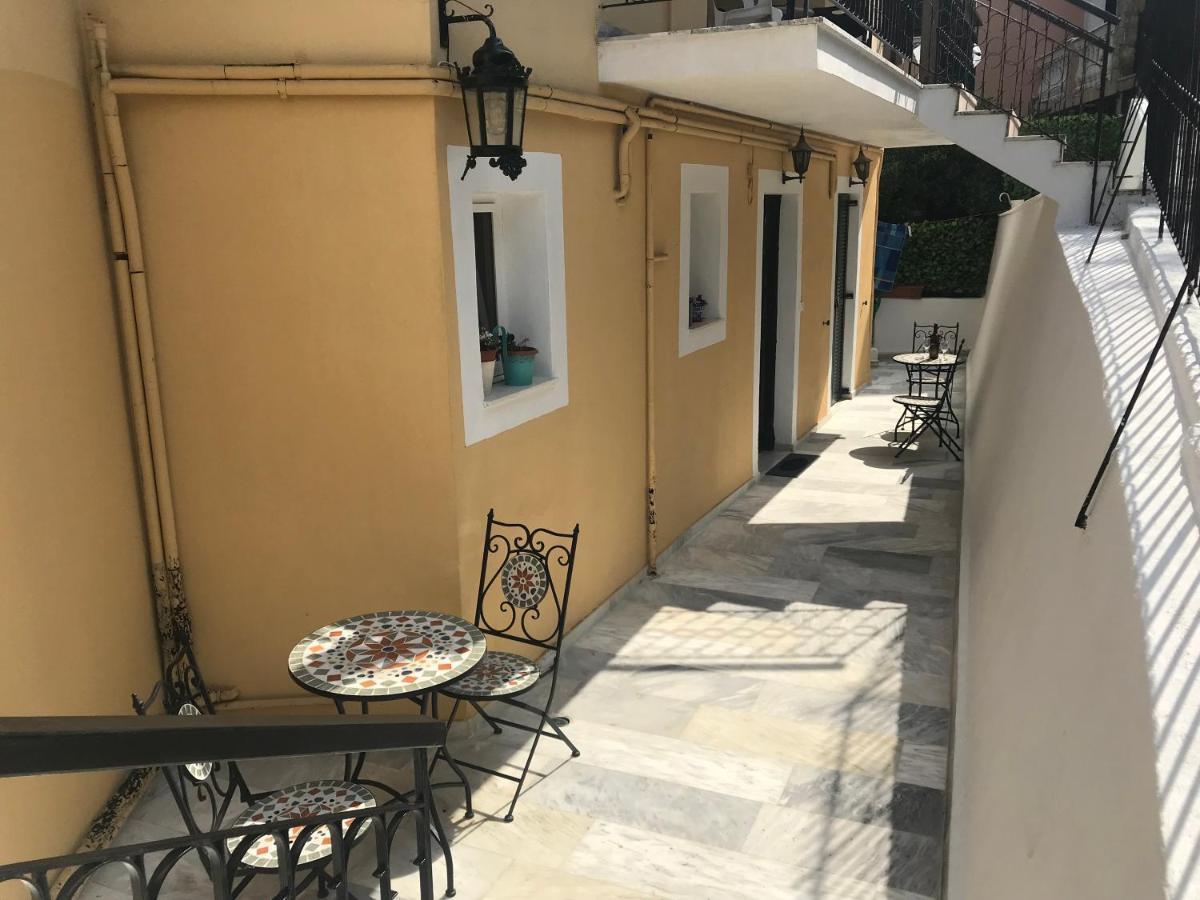 Schoenes Familienappartement In Pelekas, Corfu Mit Meerblick エクステリア 写真