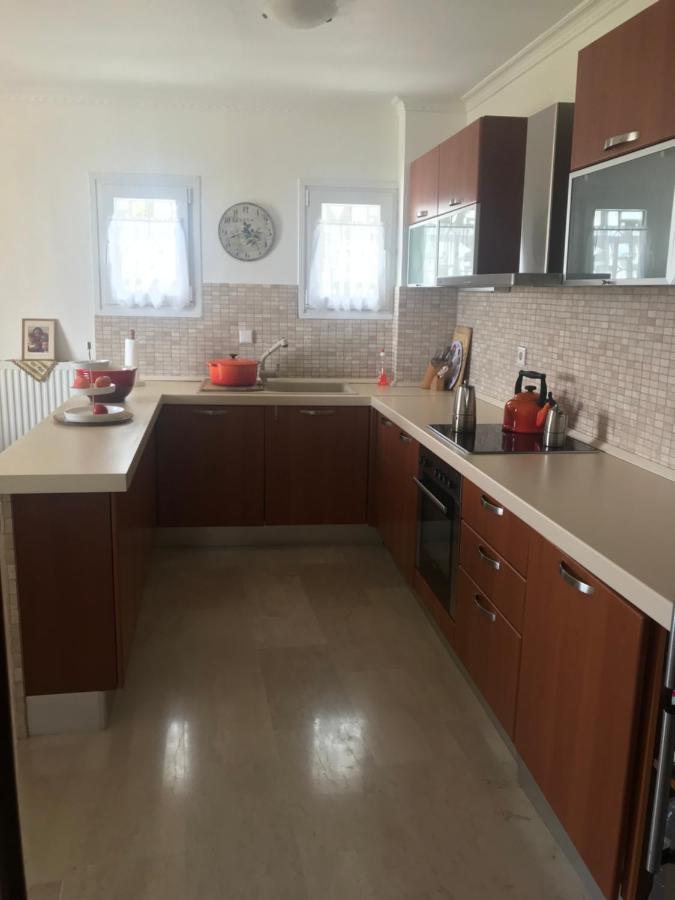 Schoenes Familienappartement In Pelekas, Corfu Mit Meerblick エクステリア 写真