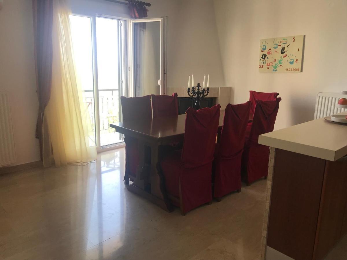 Schoenes Familienappartement In Pelekas, Corfu Mit Meerblick エクステリア 写真