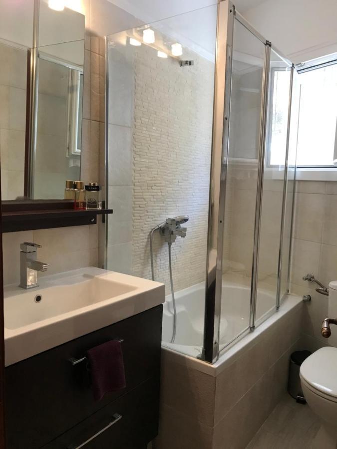 Schoenes Familienappartement In Pelekas, Corfu Mit Meerblick エクステリア 写真